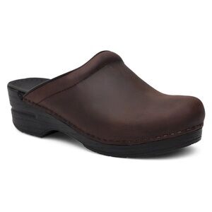 Dansko Brown Leather Sonja Mules